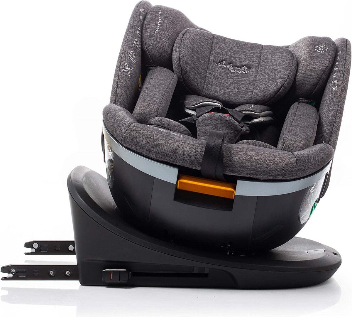 Babyauto xperta i-size autostol - 360° med isofix - 40 til 150 cm - 0 til 36 kg - op til 12 år - farve grå