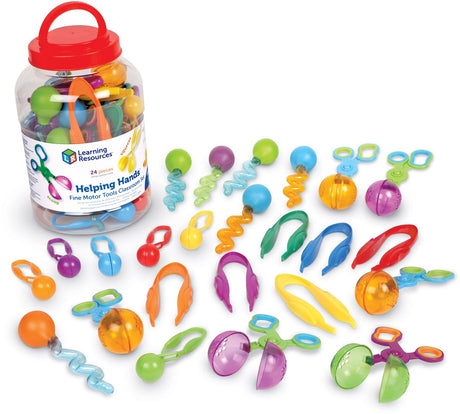 Læringsressourcer helping hands™ finmotoriske værktøjer klasseværelsessæt - 3+