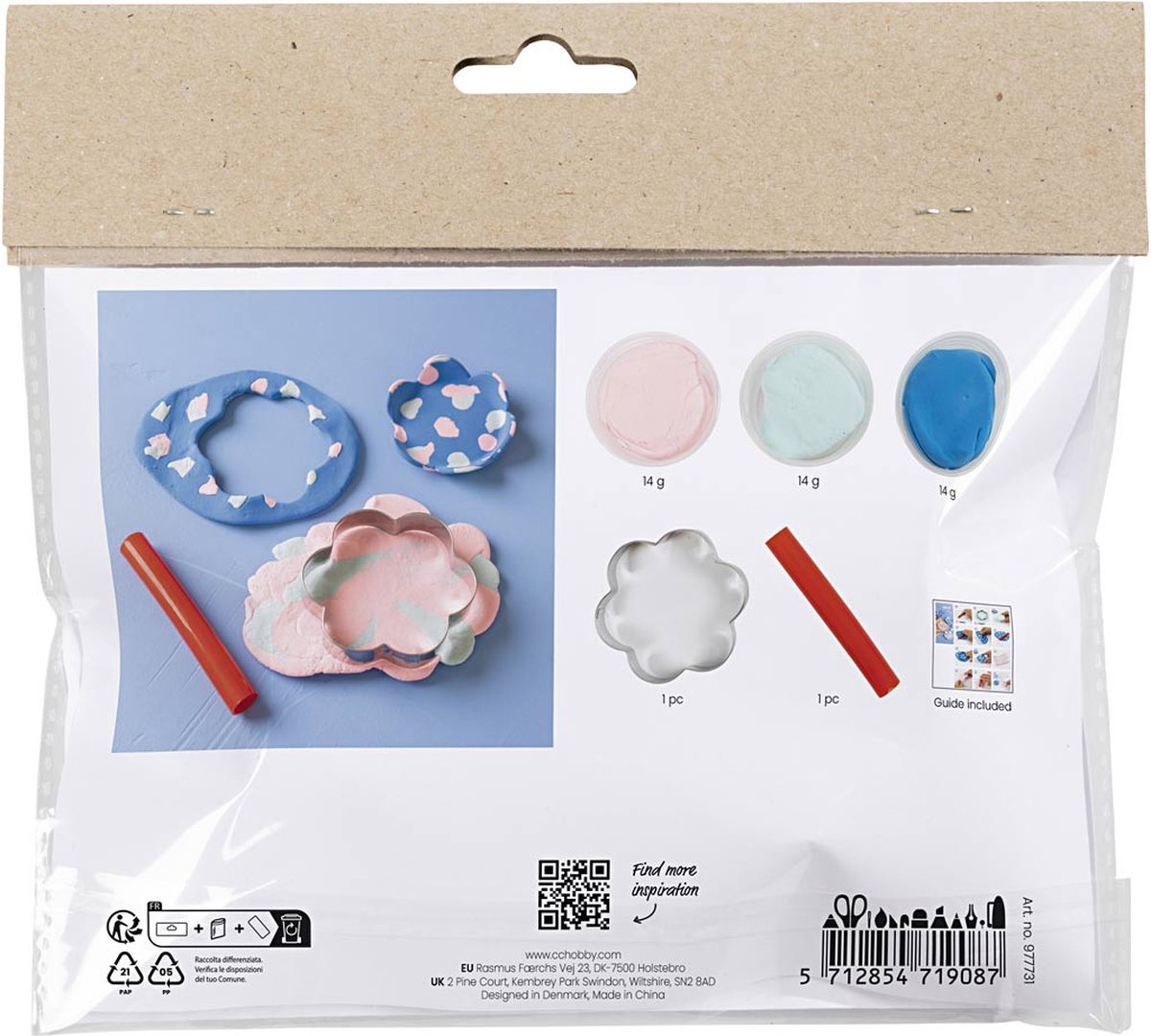 Kreativ virksomhed https: www.cchobby.nl mini-hobbyset-boetseren-kommen-pastel-blauw-lichtroze-1-doos