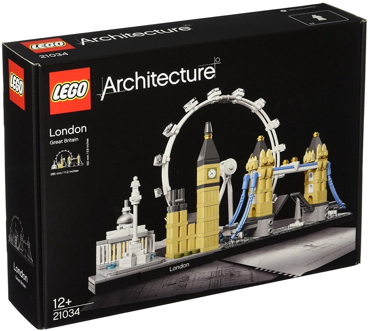 Lego architecture london skyline kollektion dekoration og byggesæt til voksne 21034