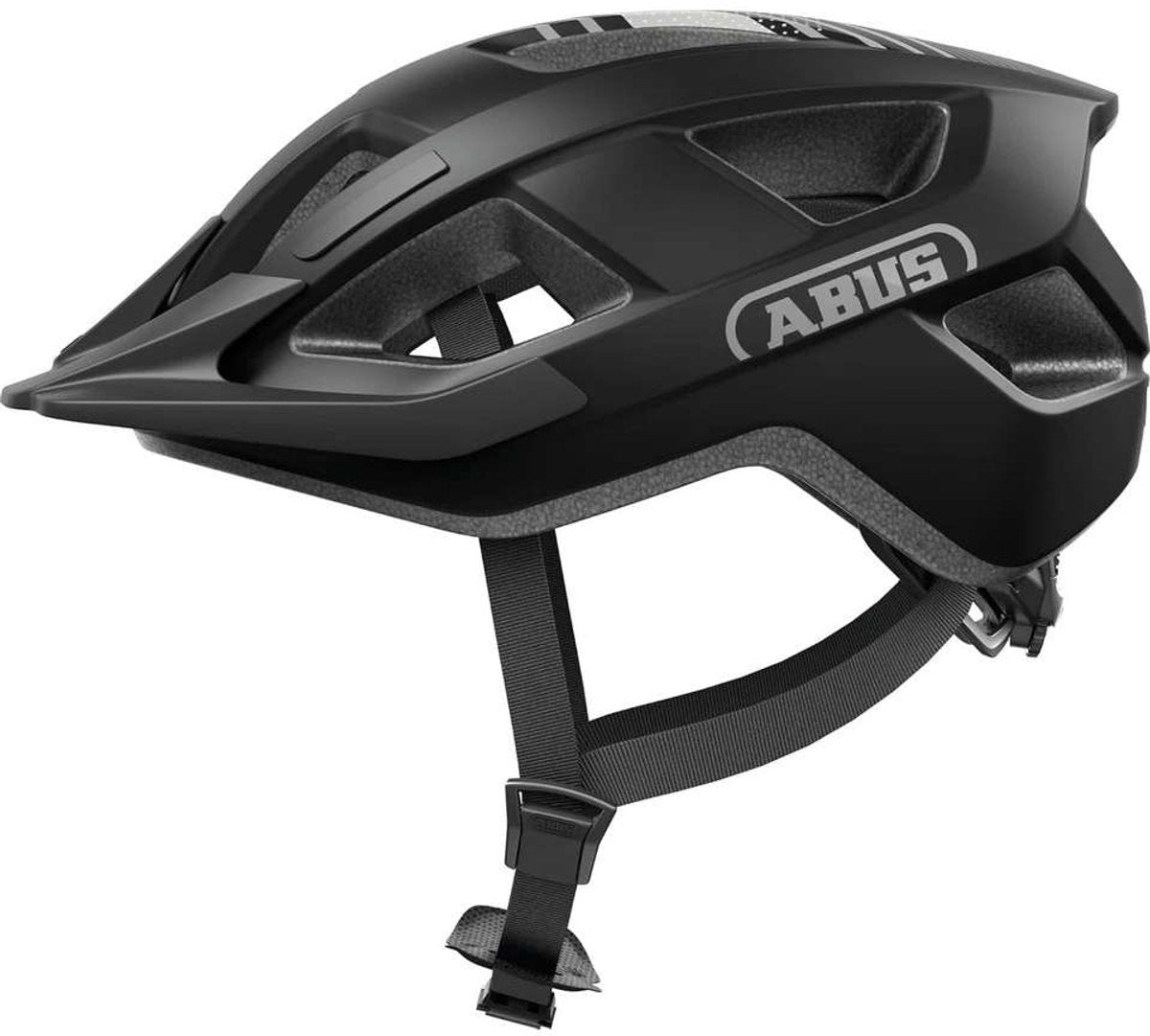 Abus cykelhjelm aduro 3.0 led race sort l - 58-62 cm - sort - velegnet til brug på elcykler - bycykler - 335 g