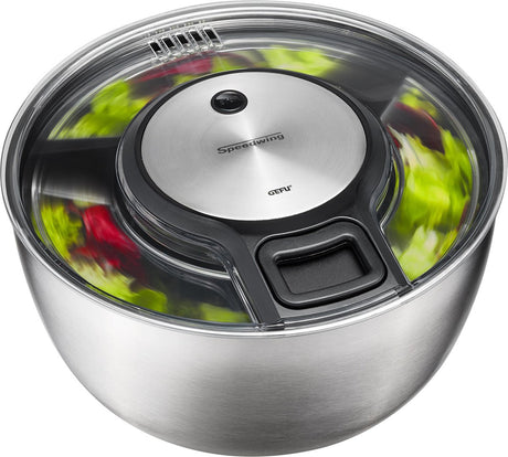 Gefu salatspinner speedwing - rustfrit stål