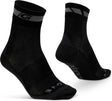Gripgrab - merino almindelige cykelstrømper 1 par cykelstrømper - sort - unisex - størrelse s (38-41)