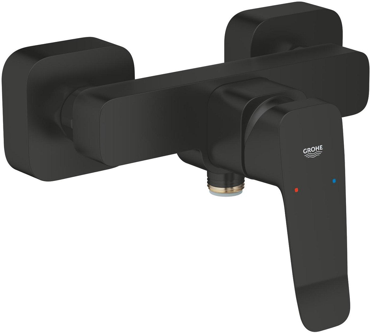 Grohe terningbrusearmatur - inklusive s-koblinger - mat sort