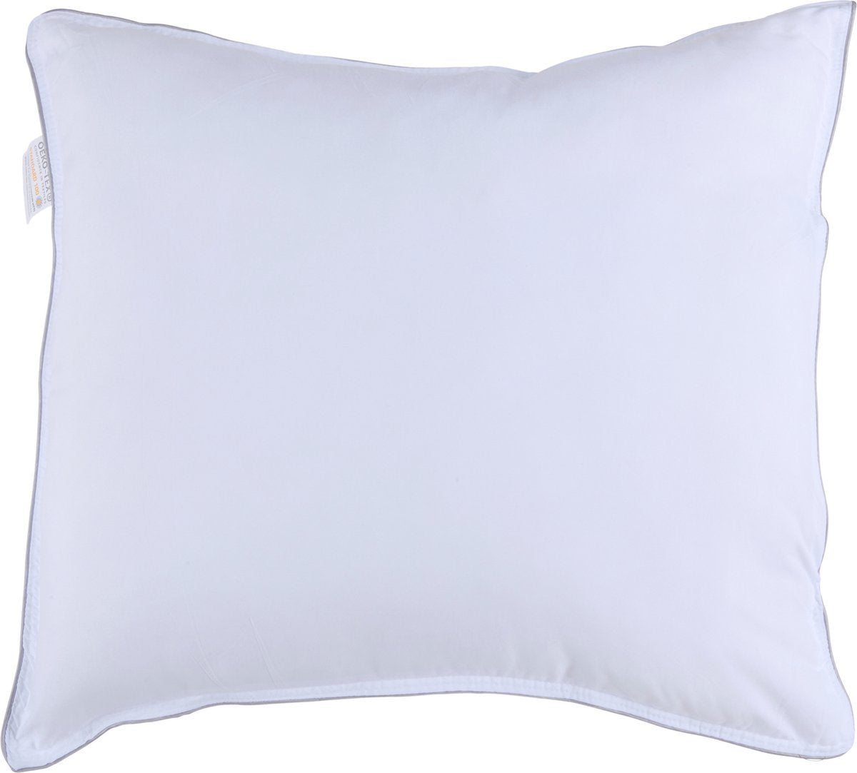Alpina pude 60 x 70 cm - pude til seng og soveværelse - åndbar, fugttransporterende og maskinvaskbar - til mave, ryg og sidesove - microfiber bomuld - hvid