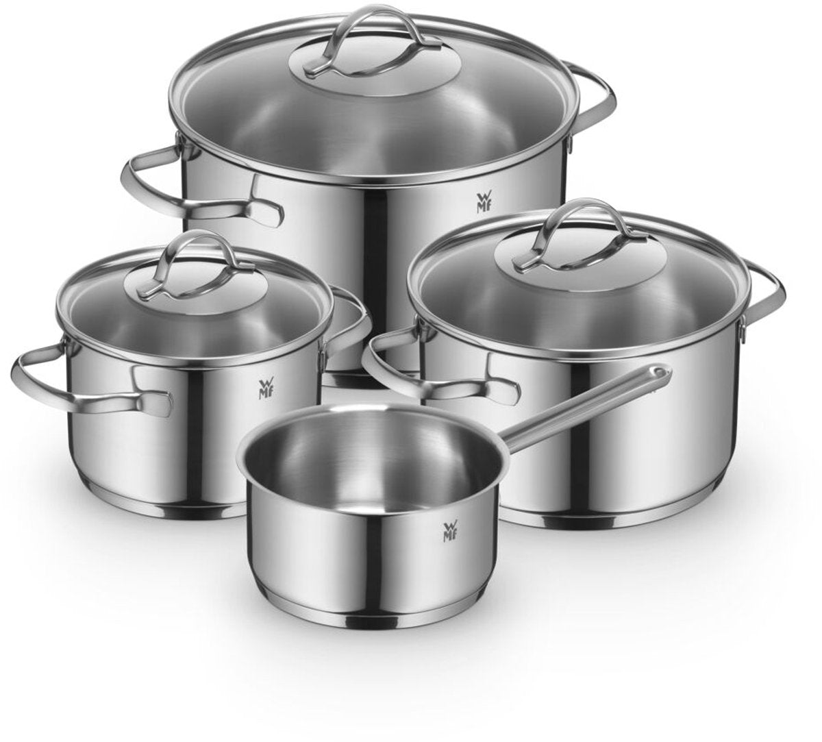 Wmf provence plus - pandesæt - 4-delt - rustfrit stål - induktion - ergonomisk
