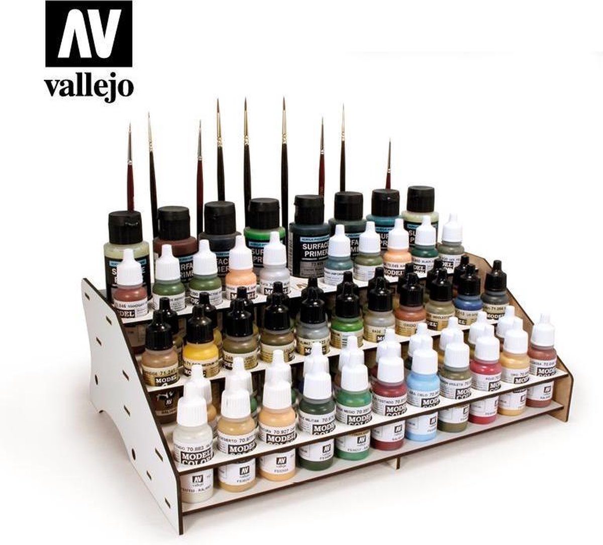 Vallejo modelbygningsdekoration - 26007 maling frontmodul malerstativ