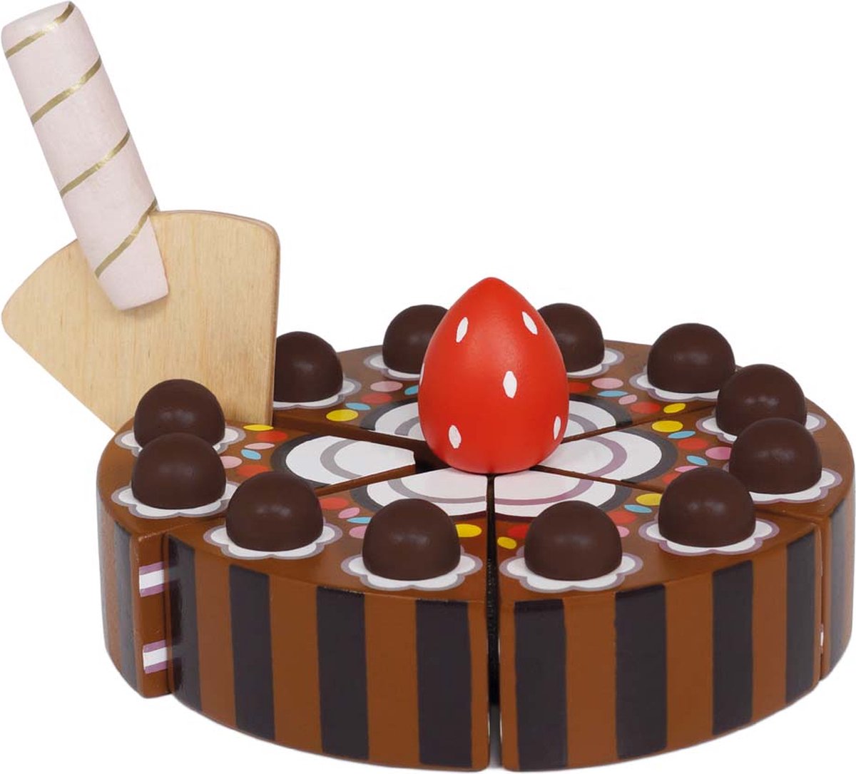 Le legetøjsvogn - chokoladekage
