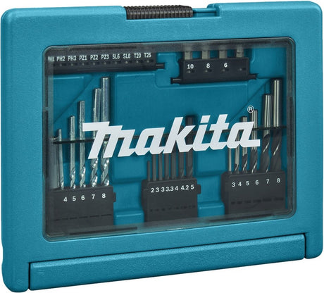 Makita b-49389 bore- og skruebitssæt 33 stk. i kuffert