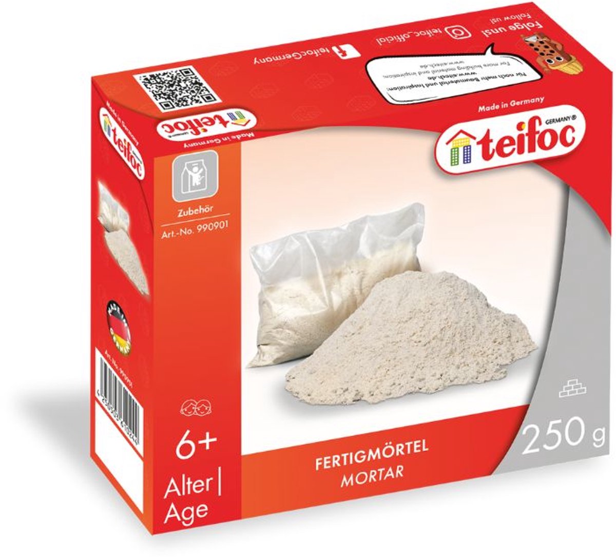 Teifoc ® vandopløselig cementmørtel – 250 gram