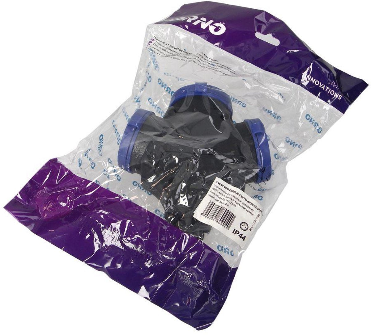 Orno - strømfordeler - 3x2p+z - 16a - ip44