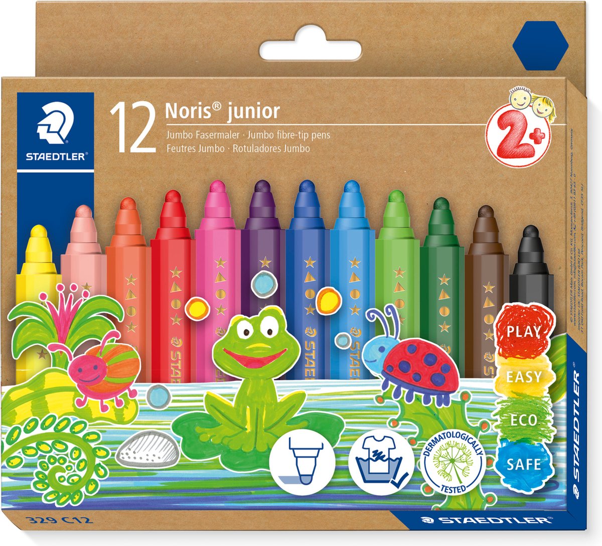 Staedtler noris junior tusch 12 farver