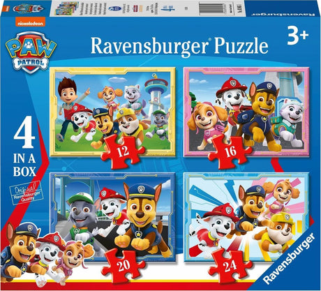 Ravensburger puslespil potepatrulje - 12+16+20+24 brikker