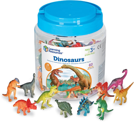 Læringsressourcer dinosaurtællere (sæt med 60) - 3+