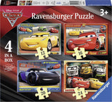 Ravensburger puslespil disney biler 3 lad os køre race! - 12+16+20+24 stk
