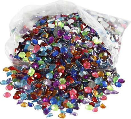 Creativ firma rhinestones, str. 5 mm, 3000 stk. 1 æske
