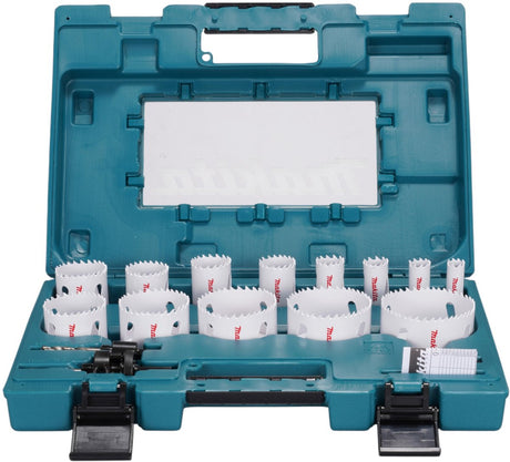 Makita d-63993 hulsavsæt 16,0 mm, 19,0 mm, 22,0 mm, 25,0 mm, 32,0 mm, 35,0 mm, 37,0 mm, 44,0 mm, 51,0 mm, 57,0 mm, 6