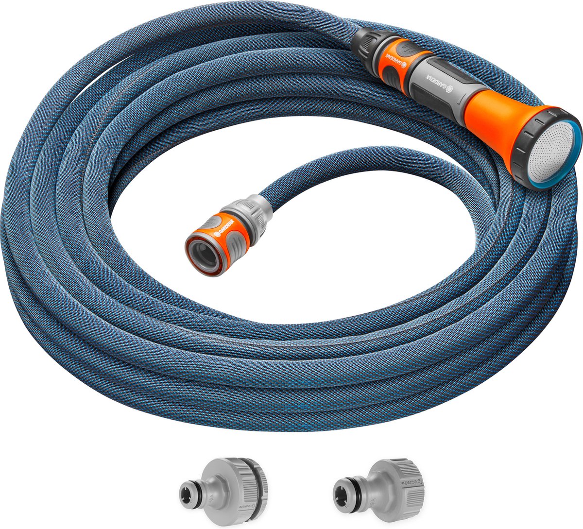 Gardena liano™ xtreme 18460-20 tekstilslangesæt sort 10 m 1 2 tommer 1 stk.