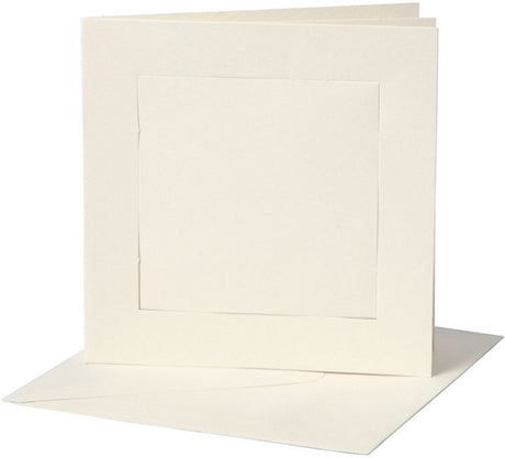 Creativ virksomhed https: www.cchobby.nl passepartout-cards-size-card-12-5x12-5-cm-size-envelope-13-5x13-5-cm-off-white-10-set-1-doos