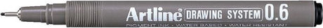 Artline teknisk tegnepen 0,6 mm sort - etui a