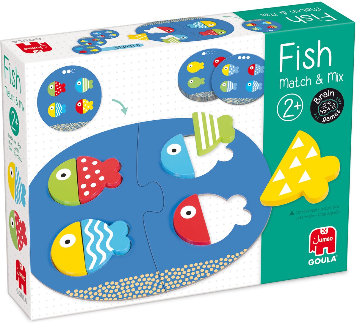 Goula jumbo - - fisk match mix - pædagogisk spil