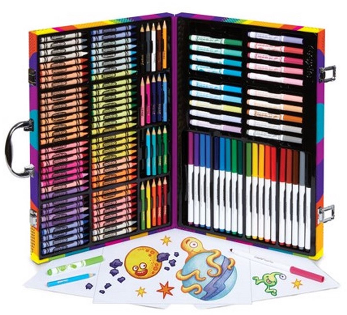 Crayola malingssæt regnbue 140 dele