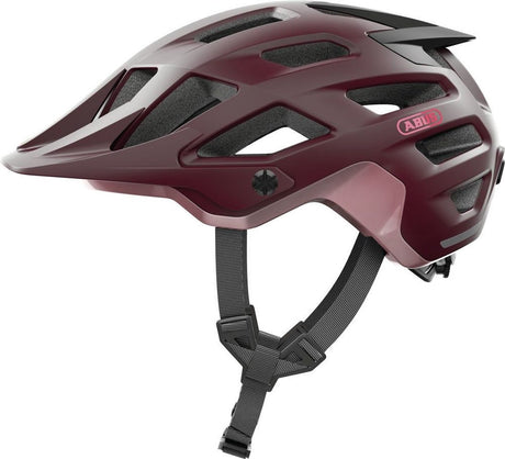 Abus cykelhjelm movertor 2.0 wildberry red s - 51-55 cm - rød - velegnet til brug på mountainbikes - 295 g