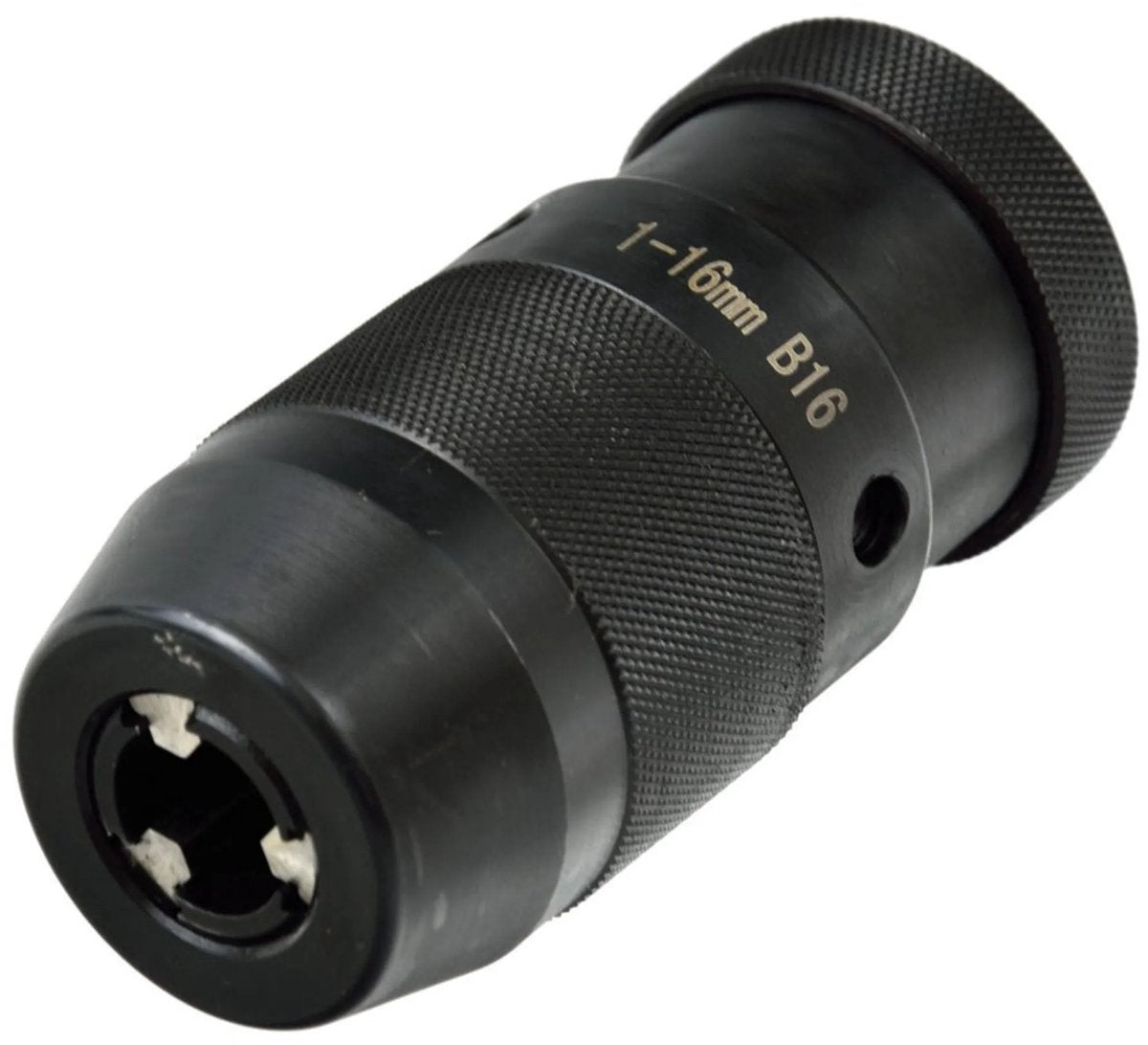 Geko borepatron - quick release - hærdet stål - 1-16 mm - b16 kegle