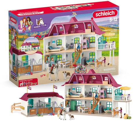 Schleich hesteklub - landsted og stald ved søen - 42706