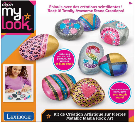 Lexibook metallisk mani rock art