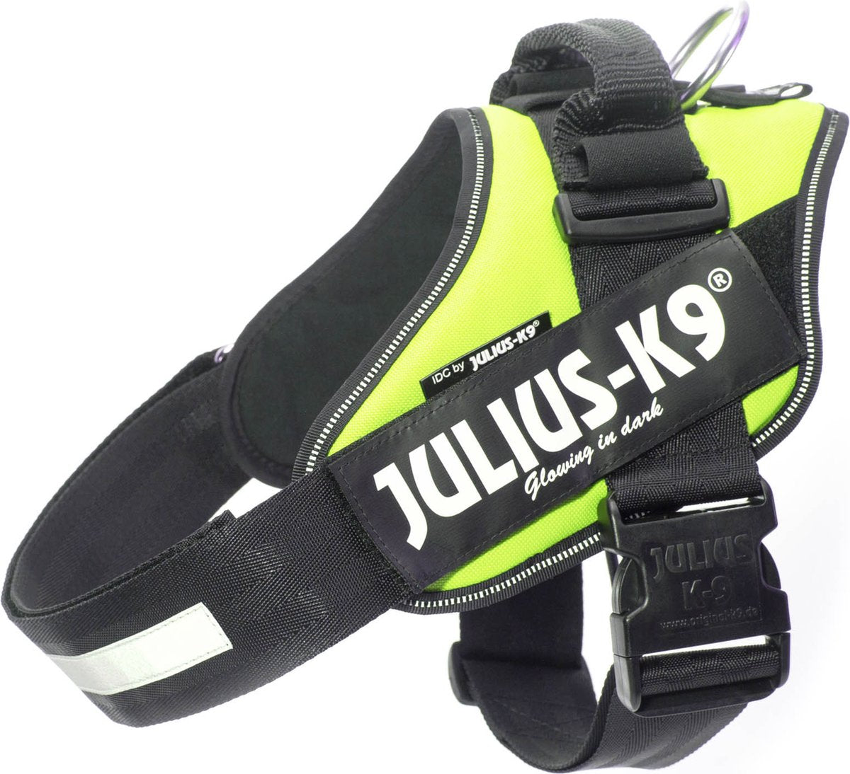 Julius k9 julius-k9 idc strømsele - hundesele - l - størrelse 1 - neon