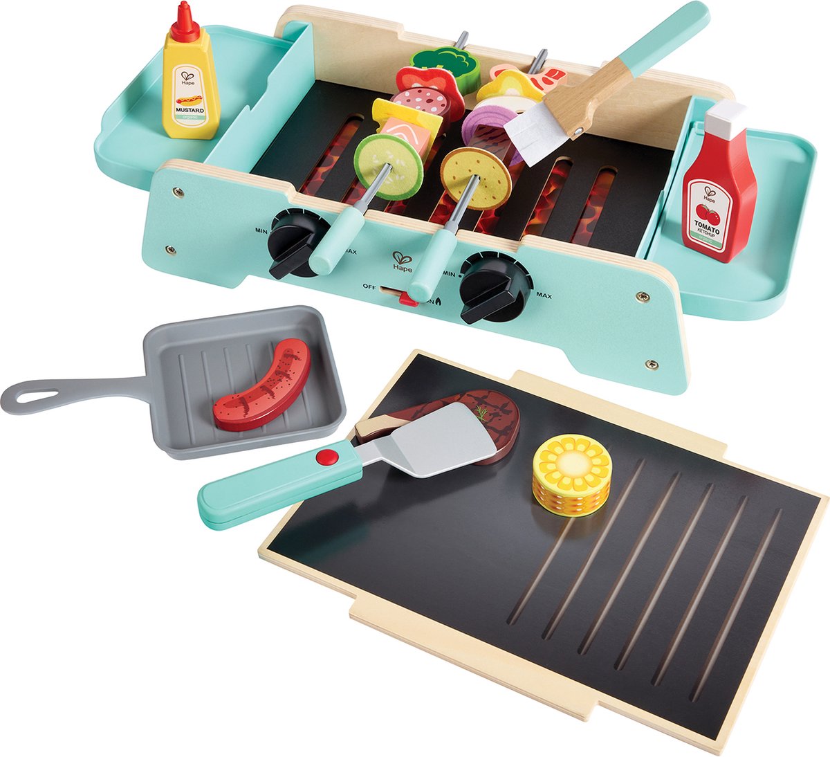 Hape sydende bageplade og grill bbq