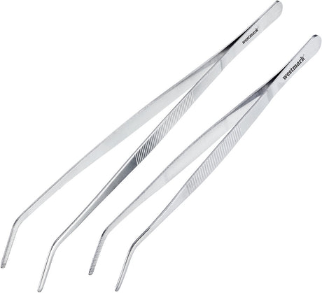 Westmark 2 pincet - ideel til præcist arbejde, takkede gribeflader for et fast greb, tåler opvaskemaskine, ergonomisk håndtag - rustfrit stål, 31062270