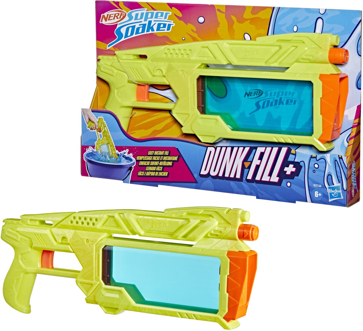 Super soaker nerf dunk fill - vandpistol