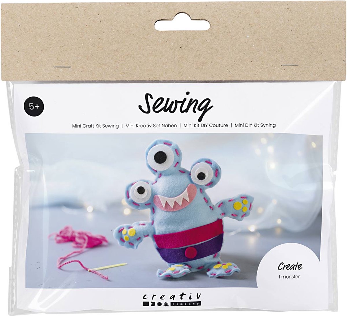 Creativ Company Mini Hobbyset Sying Felt Monster