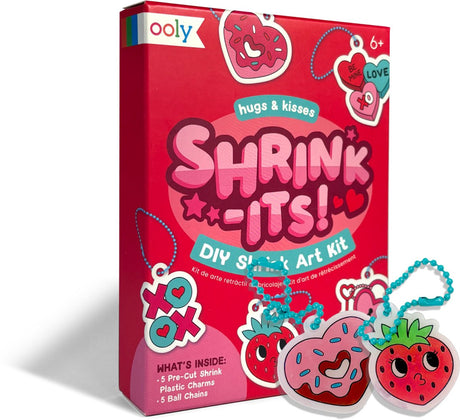 Ooly - mini shrink-its! - diy shrink art - kram kys - charms halskæder