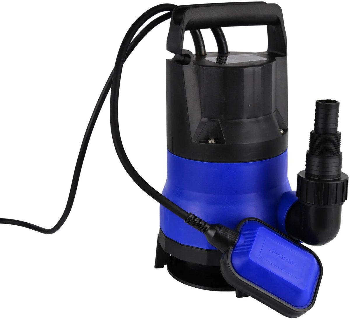 Geko dykpumpe i plast - 400w - med svømmerafbryder - 8 m3 h - støjsvag