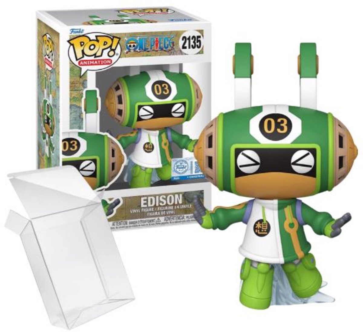 Funko pop! animation: ét stykke - edison 2135 special edition eksklusiv