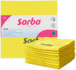Sorbo net - rengøringsklude - sæt med 10 stk - 38x38 cm - absorberende og vaskbar