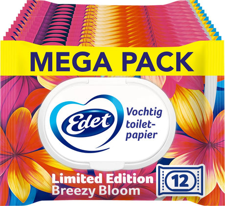Edet fugtigt toiletpapir limited edition - 12 x 42 = 504 ark