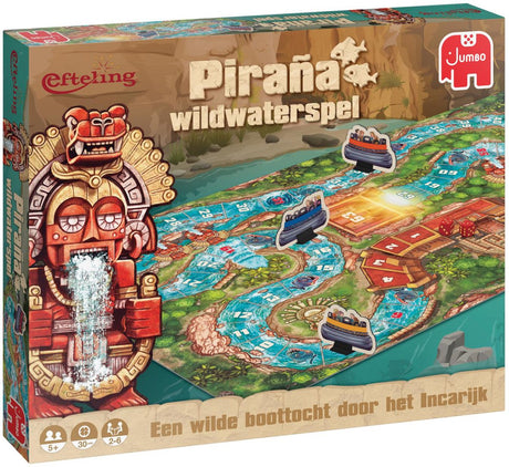 Jumbo Efteling gåsebræt piraña whitewater spil - brætspil