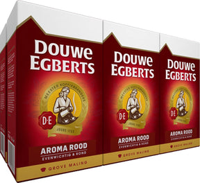 Douwe Egberts aroma rød grovmalet filterkaffe - 6 x 250 gram