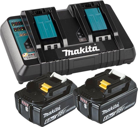Makita 199484-8 strømkildesæt - 1x DC18RD + 2x BL1860B