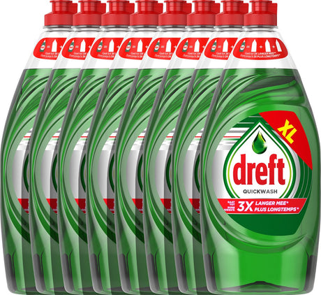 Dreft platinum quickwash original flydende håndopvaskemiddel - 8 x 820ml