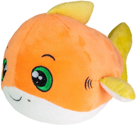 Tactic save the sea vis fisu fisu - bæredygtigt krammetøj 10x10x6,7 cm - lavet af 4-7 genbrugte PET-flasker - inklusive adoptionscertifikat - pædagogisk legetøj fra 0 år - økologisk plys - 100 % genanvendeligt - beskyt havet - med gratis app