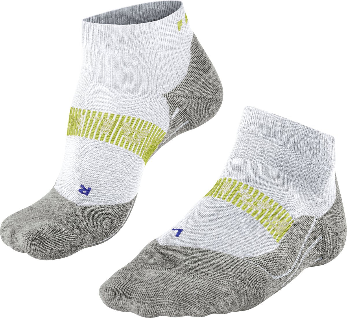 Falke ru4 cool short anti-blister funktionelt materiale løbestrømper herre hvid - str. 42-43