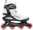 Roces icon x 80 rulleskøjter - rulleskøjter - hvid orange - størrelse 44