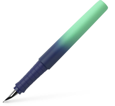 Faber-castell fyldepen - poly pen - medium - summende blå - fc-241018