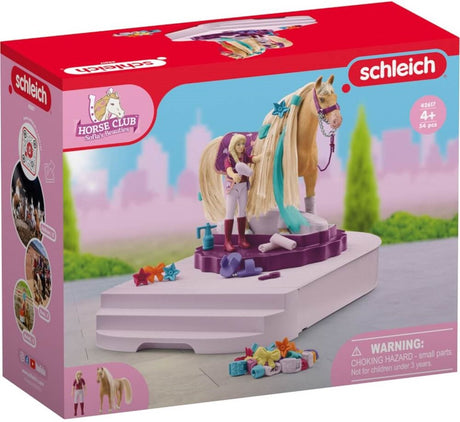Schleich hesteklub sofias skønheder - hesteplejestation - mode, modelegetøj - 42617