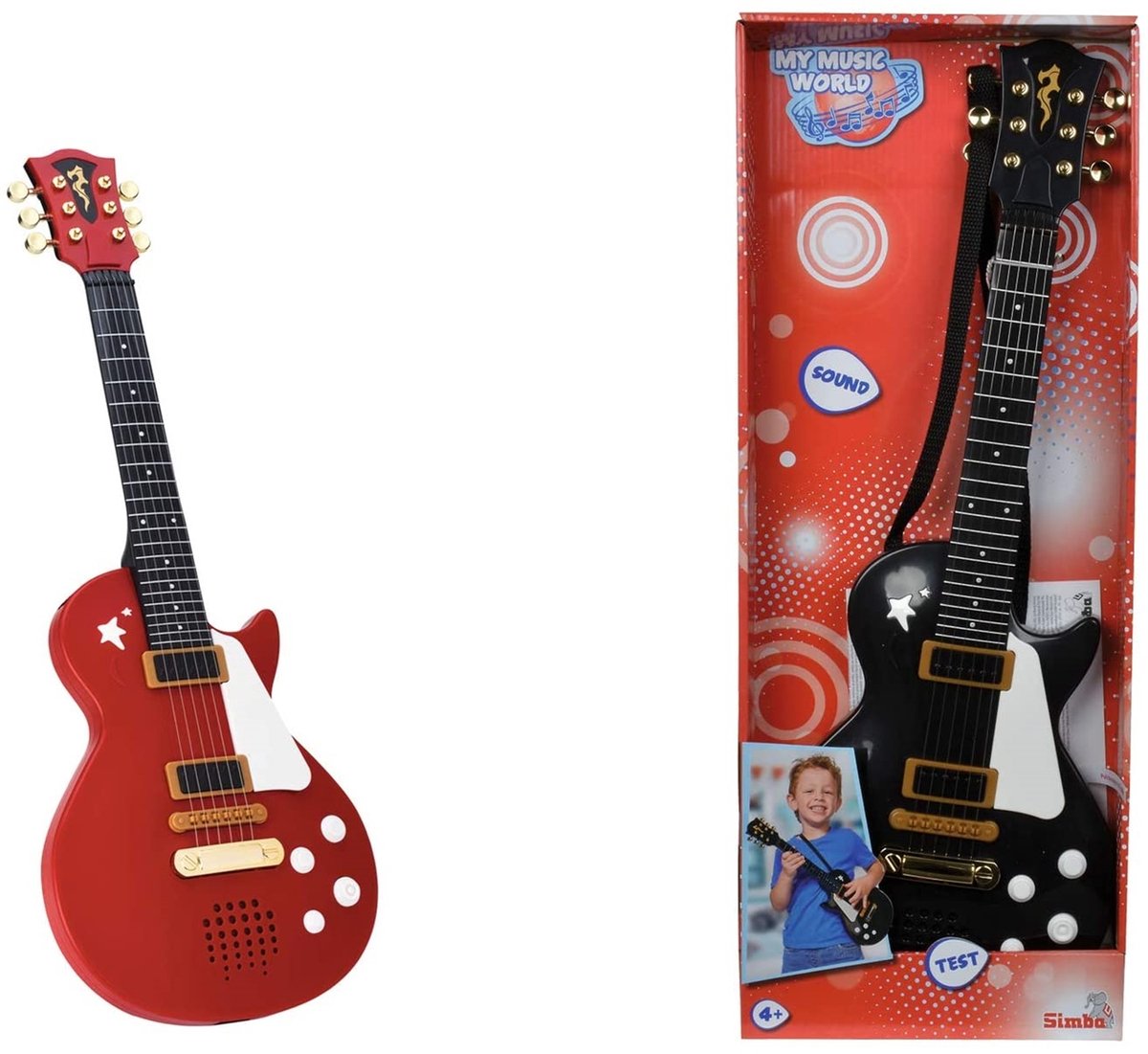 Simba - min musikverden - rockguitar (56cm)